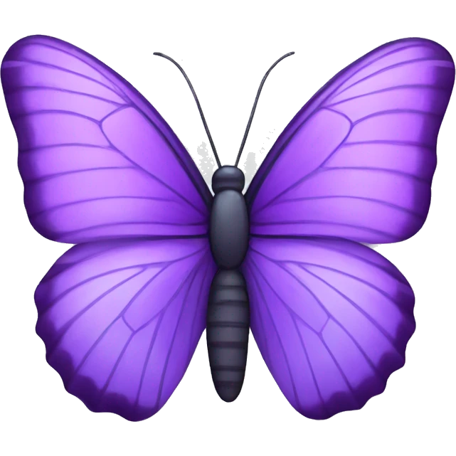 Purple butterfly emoji