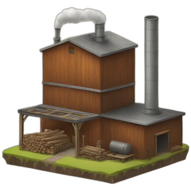 wood factory emoji