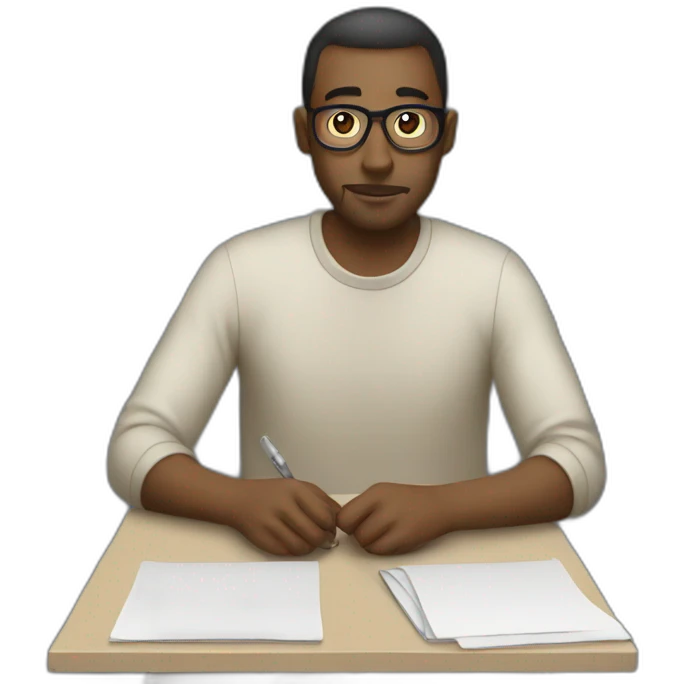Man coding  emoji
