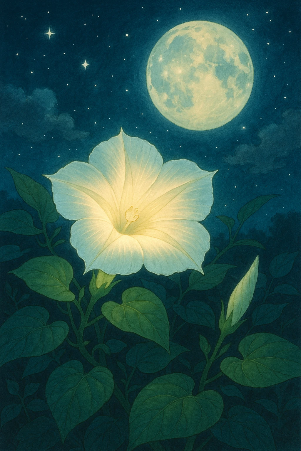 moonflower emoji