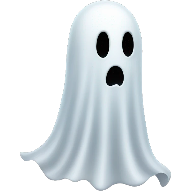 ghost in funny emoji