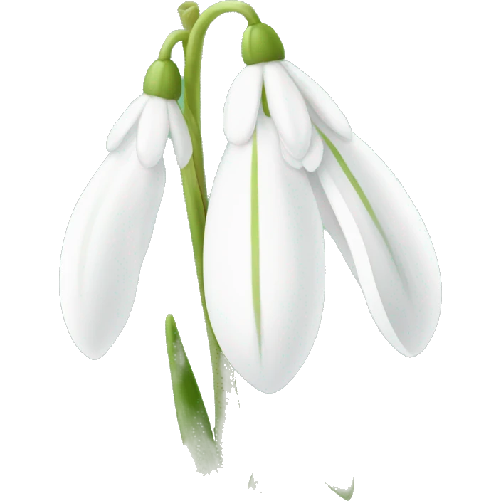 snowdrop emoji