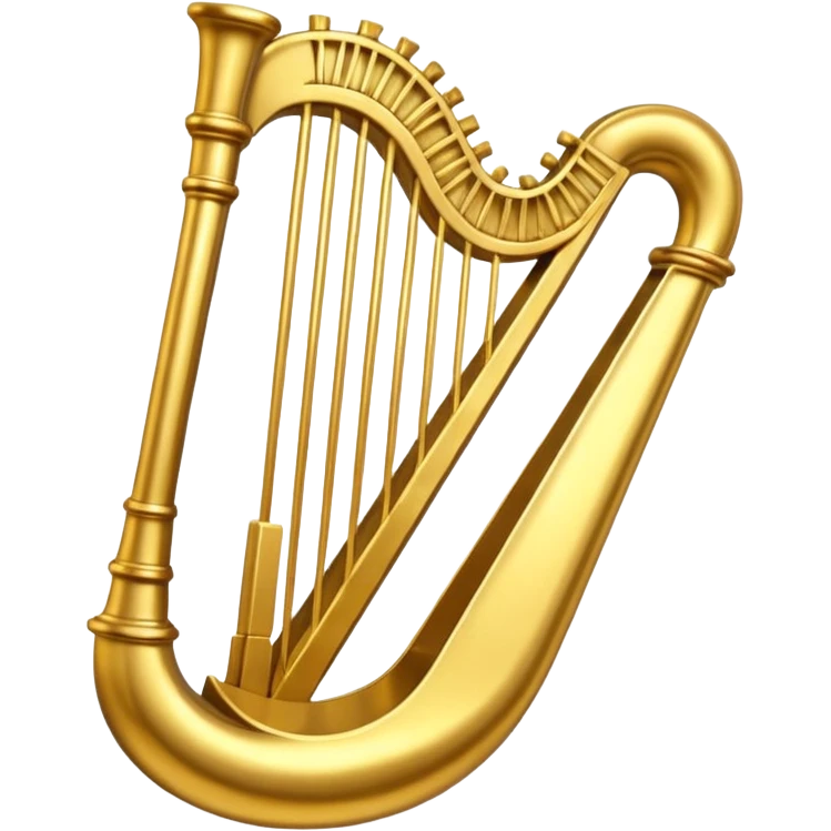 golden lyre emoji