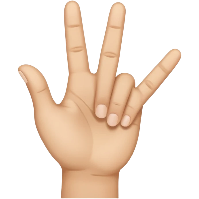 a Yvl  hand sign emoji