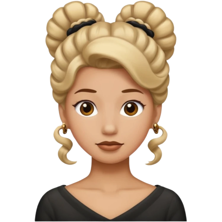 hair updo emoji