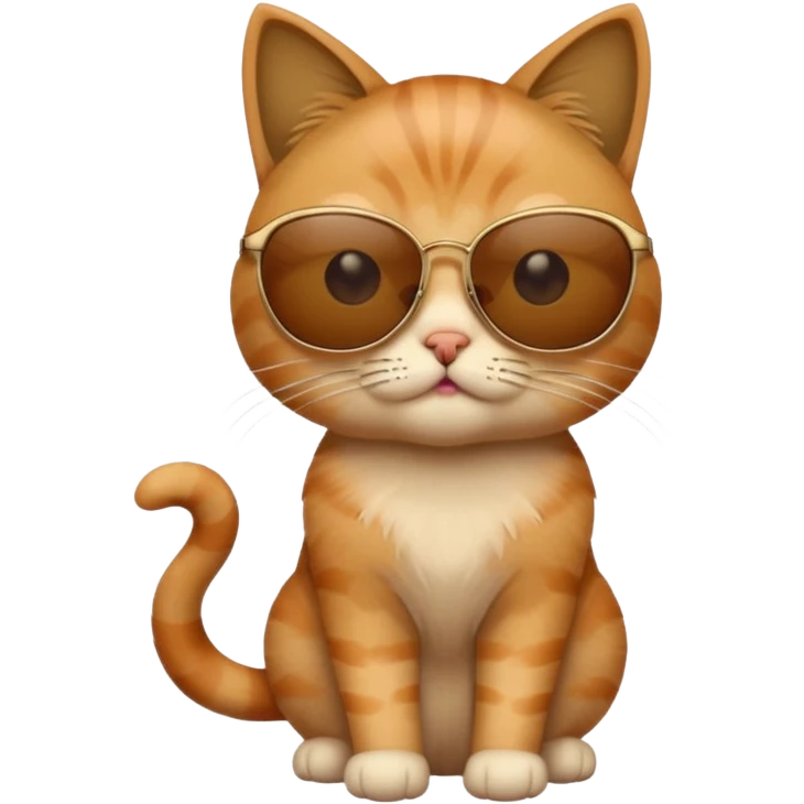 Cat wearing sunglasses emoji