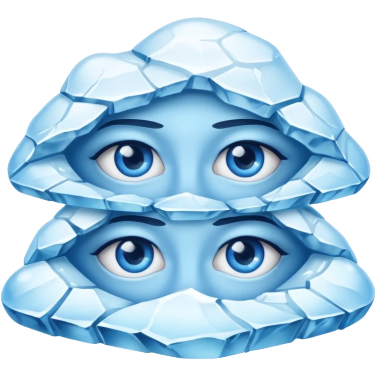 Your eyes like icebergs emoji