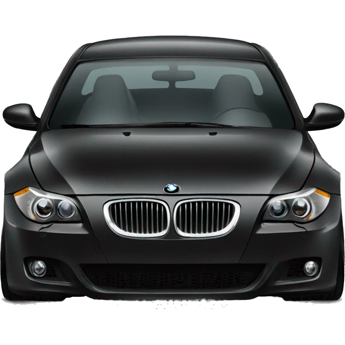 black bmw e60 emoji