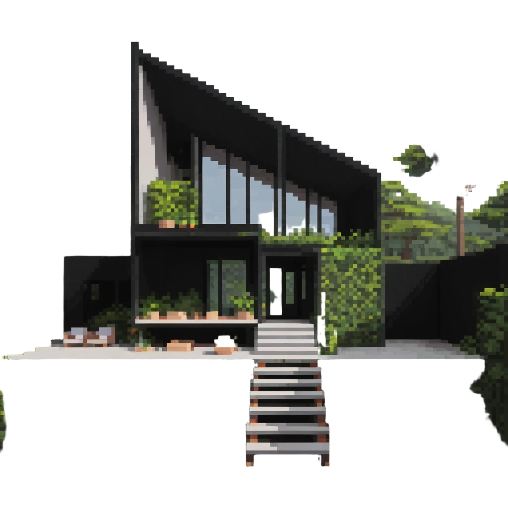 eco-friendly retreat under construction with greenery emoji