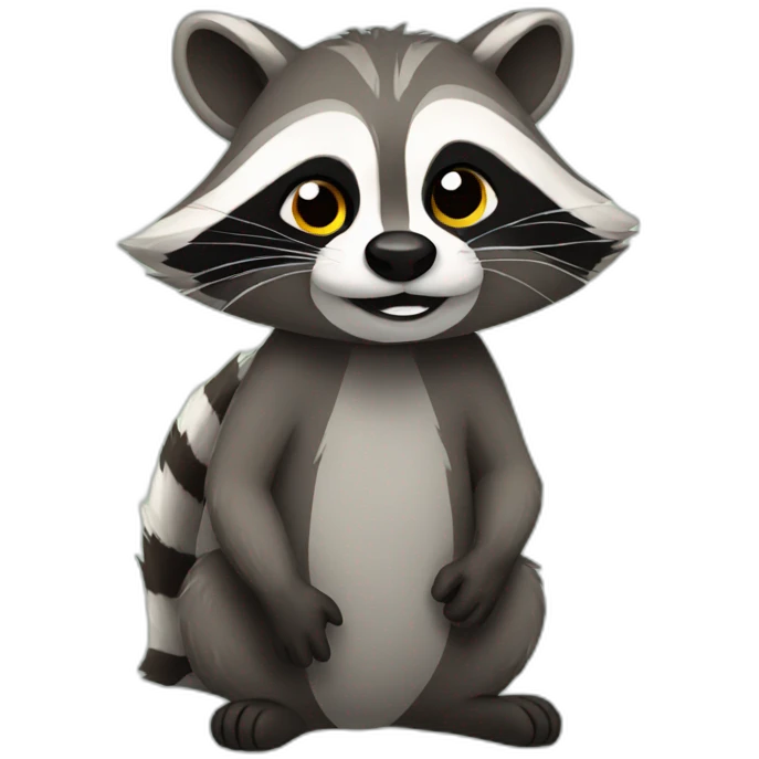 Raccoon emoji