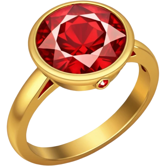 red ring marry red diamond emoji