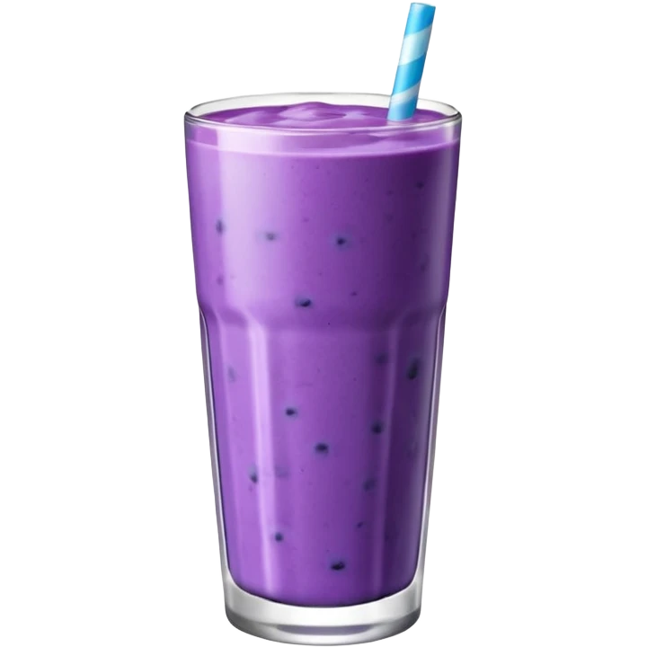 blueberry smoothie emoji