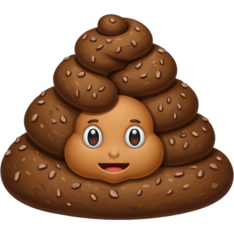 Poop shows a like emoji