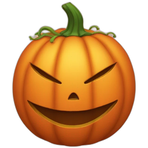Pumkin in love emoji