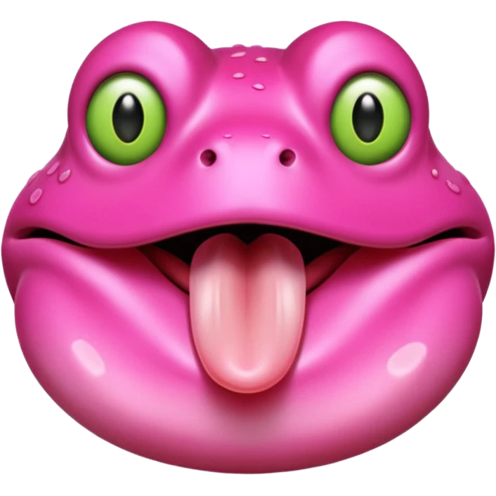 frog tongue face emoji