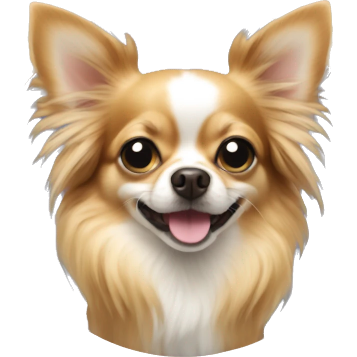 Long haired chihuahua emoji