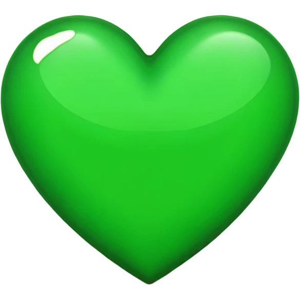 Corazon verde emoji