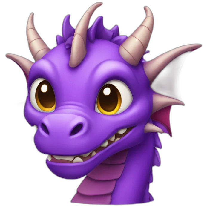 Violet dragon emoji
