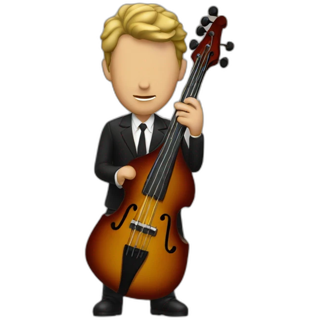 Bond bass player emoji