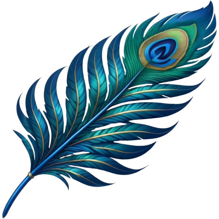 Peacock leaf emoji