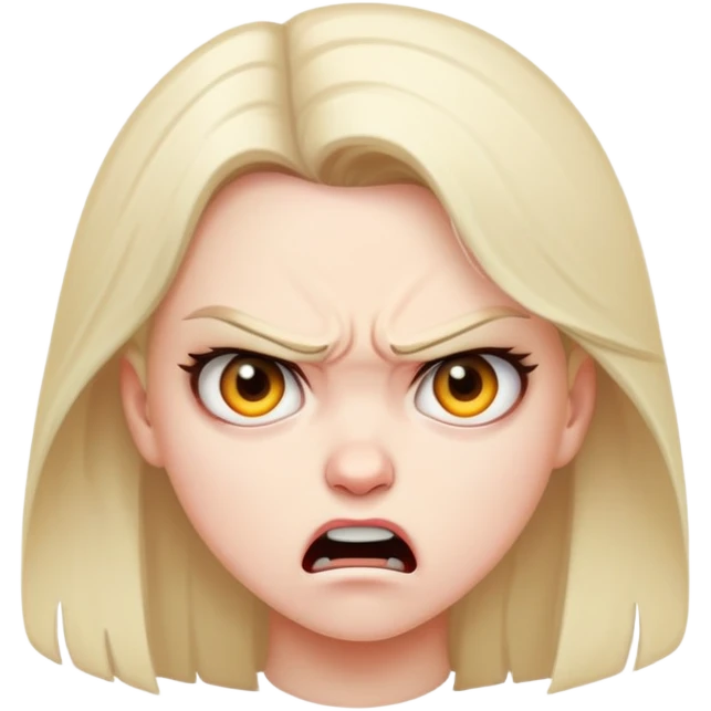 Злится девушка emoji