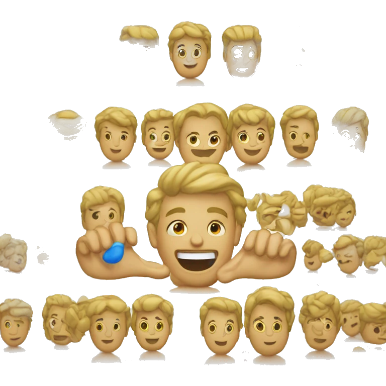 Apuntar con el dedo emoji