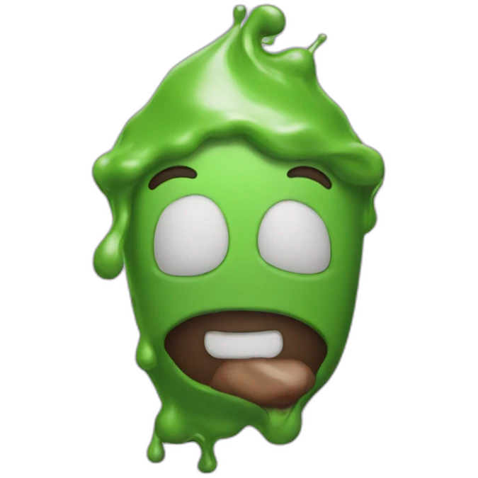 Liquid bum emoji