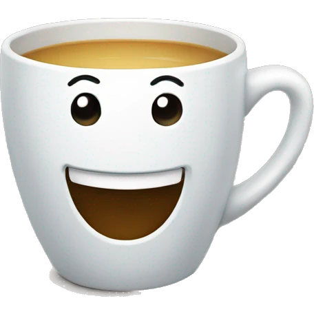 smiling cup emoji