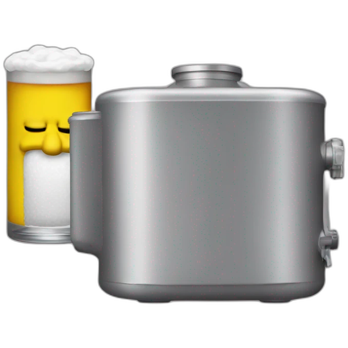 Homer simpsons drink a duff emoji