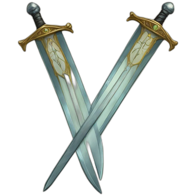 tarot yhree of swords emoji