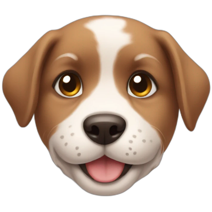 A cute puppy emoji