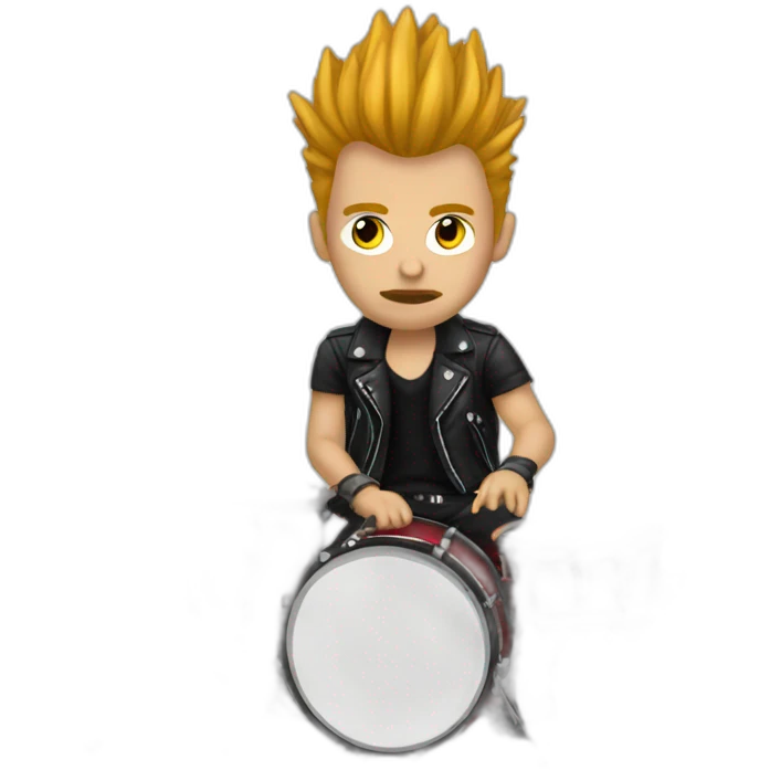 punk drumer emoji