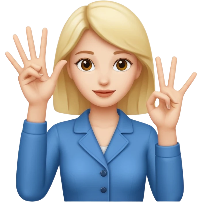 decision gesture women hands OK Signal emoji