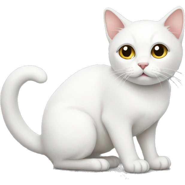 white cat emoji