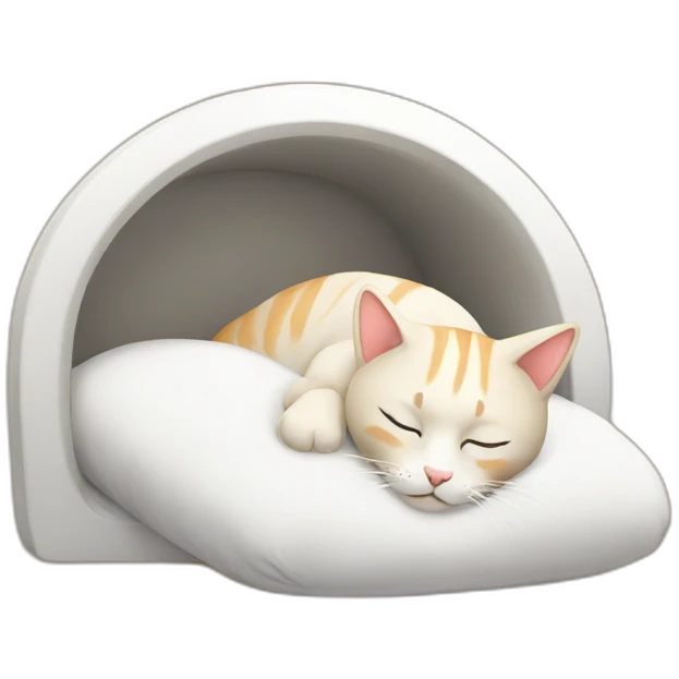 Cat-sleep emoji