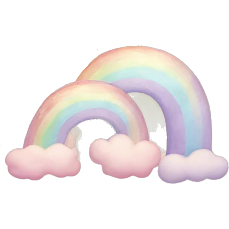Pastell Rainbow emoji