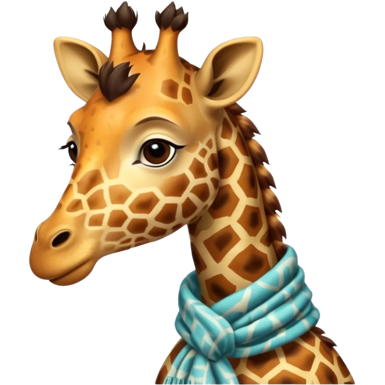 Giraffes with Scarves emoji