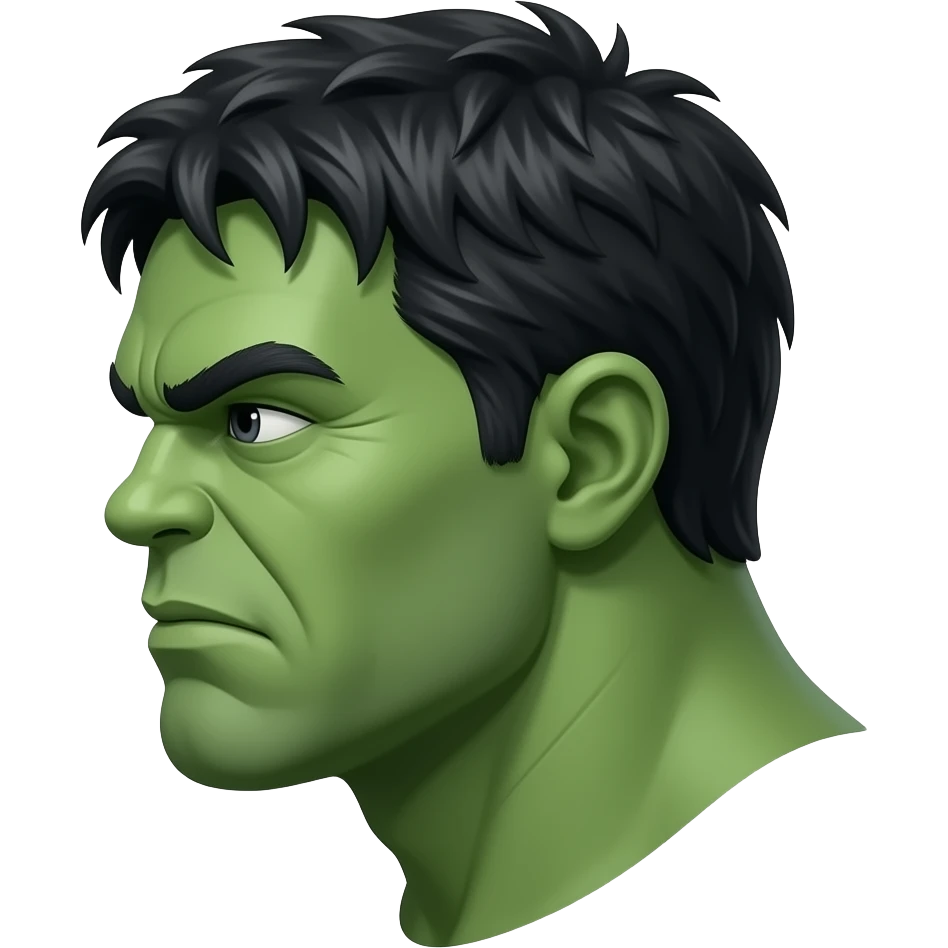hulk de lado emoji