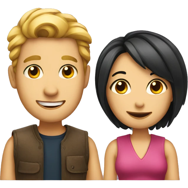 flirt couple emoji
