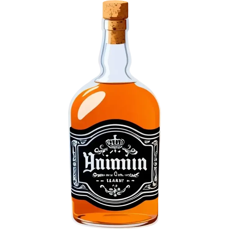 whiskey bottle emoji