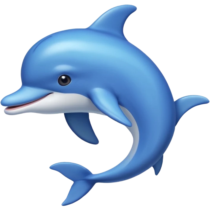 cute blue dolphin border emoji