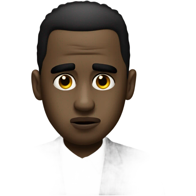 ￼ Sean Combs with a sad face emoji