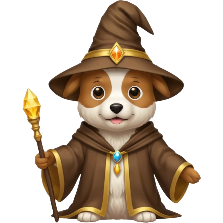 Dog wizard emoji