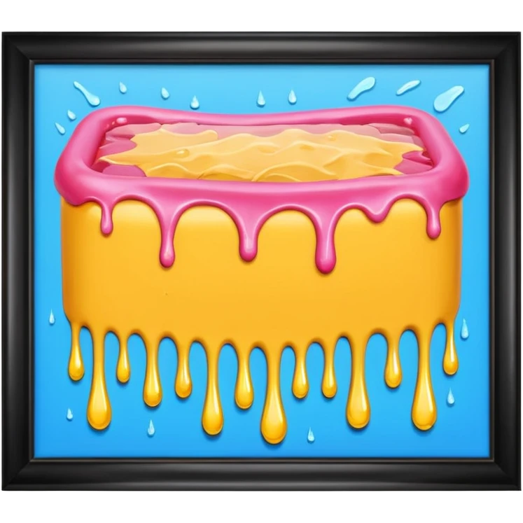 surreal dali style melting spam  watch landscape emoji