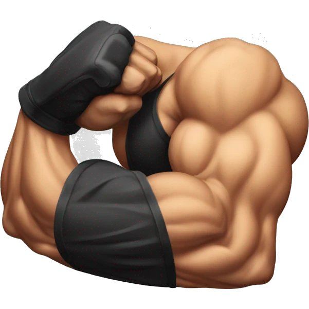 Bodybuilder arm emoji