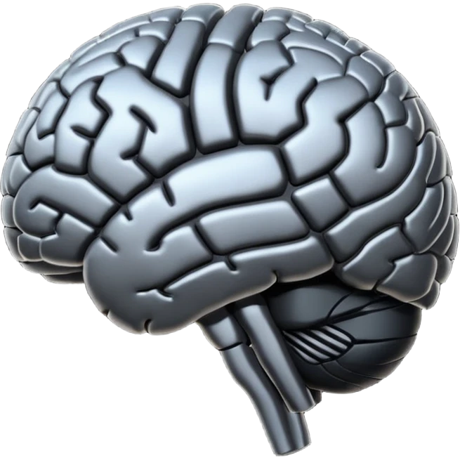 all-black digital brain emoji