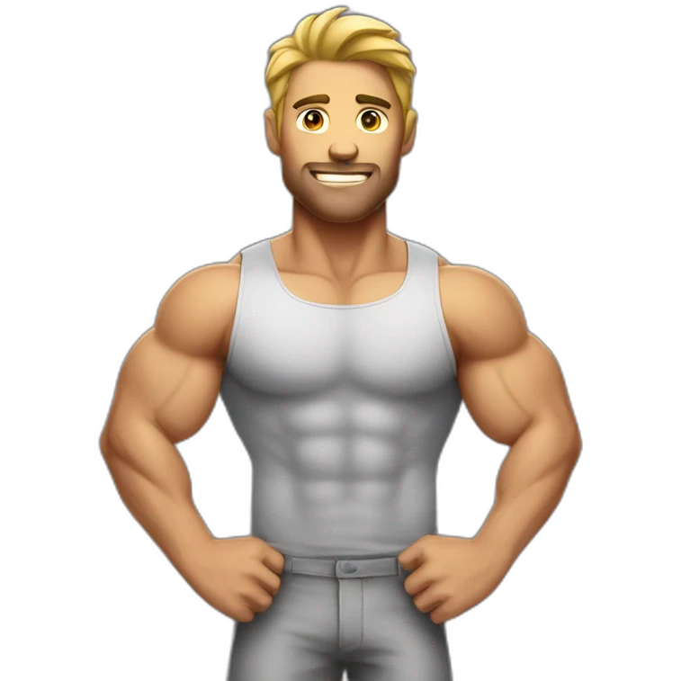 Muscular man emoji