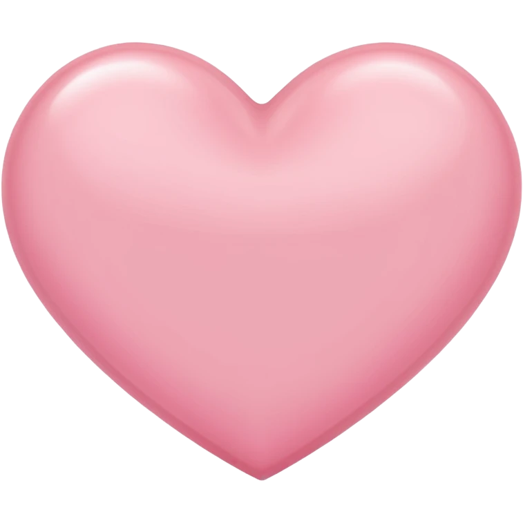 Coração rosa claro emoji