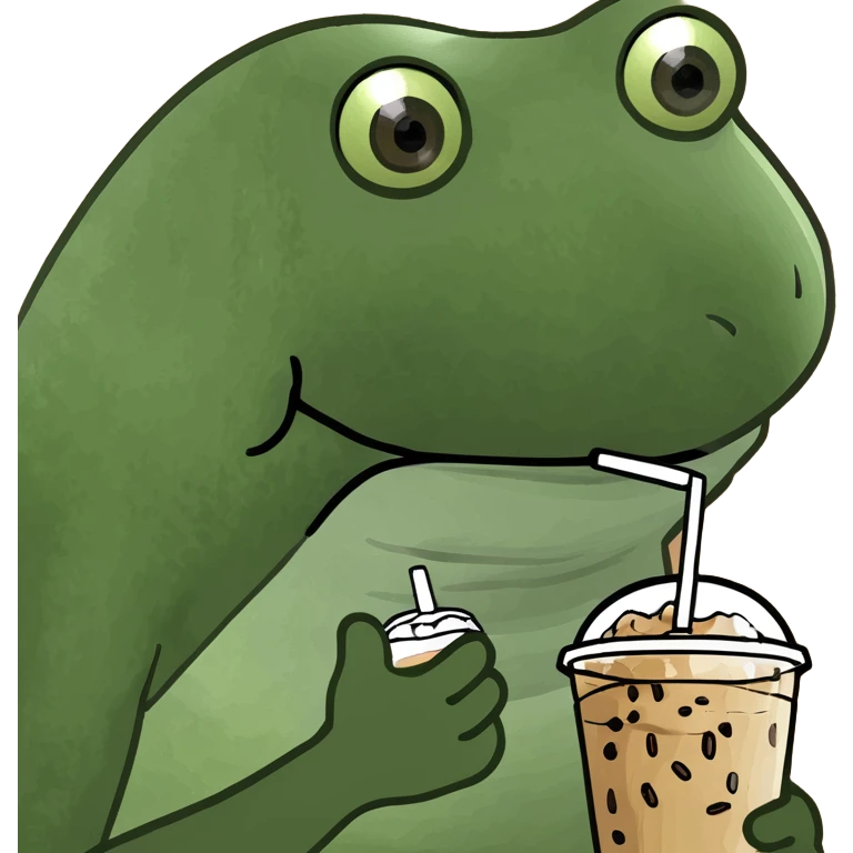 Iced coffee emoji