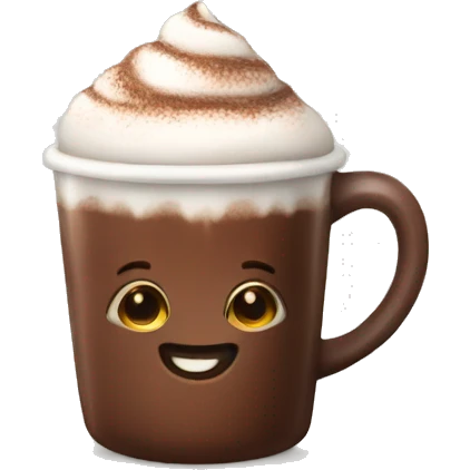 Cute hot chocolate  emoji